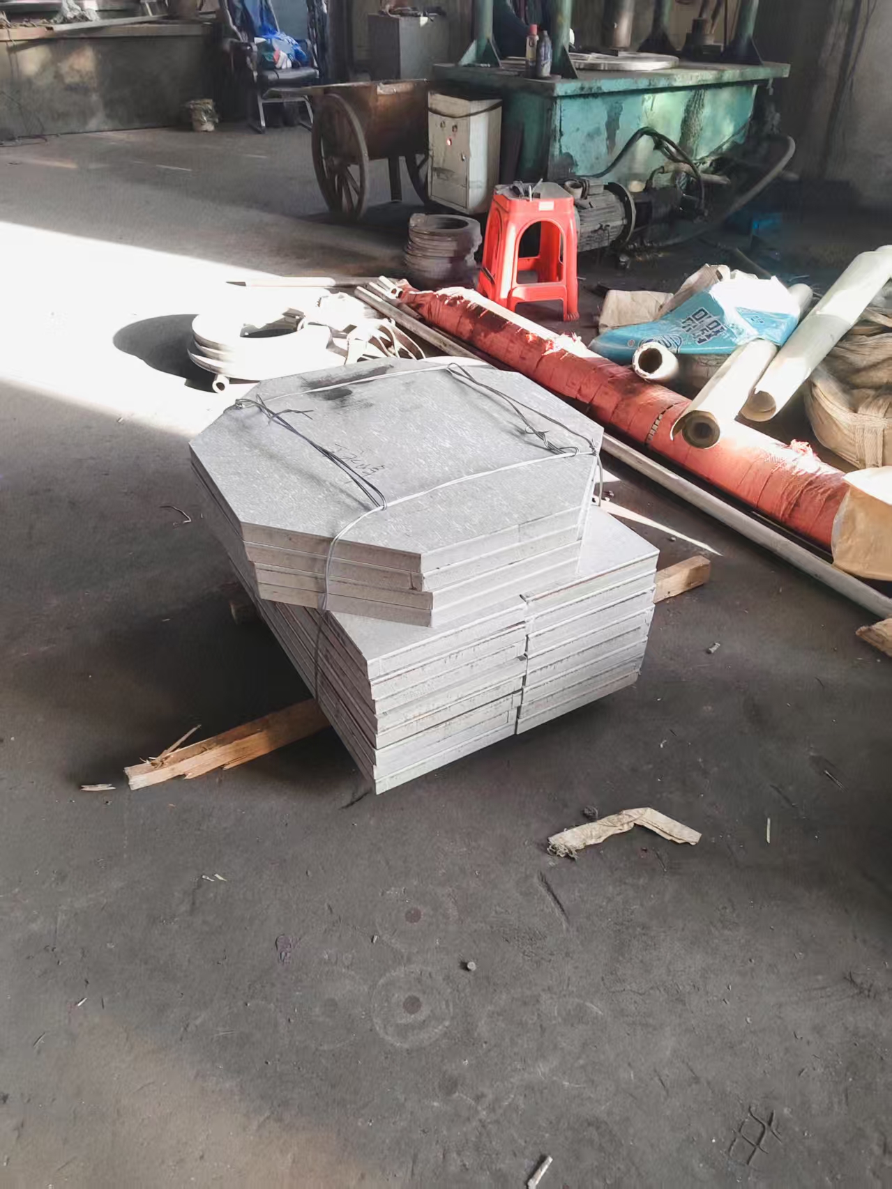 不锈钢厚板激光切割割方割圆割来图加工